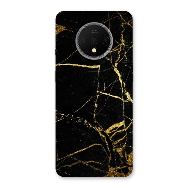 Black And Gold Design Back Case for OnePlus 7T