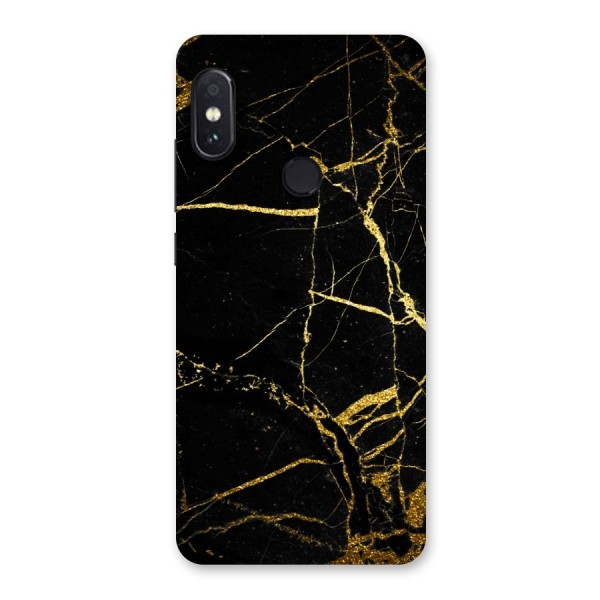 Black And Gold Design Back Case for Redmi Note 5 Pro