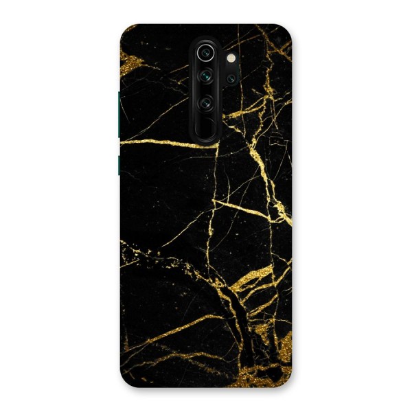 Black And Gold Design Back Case for Redmi Note 8 Pro