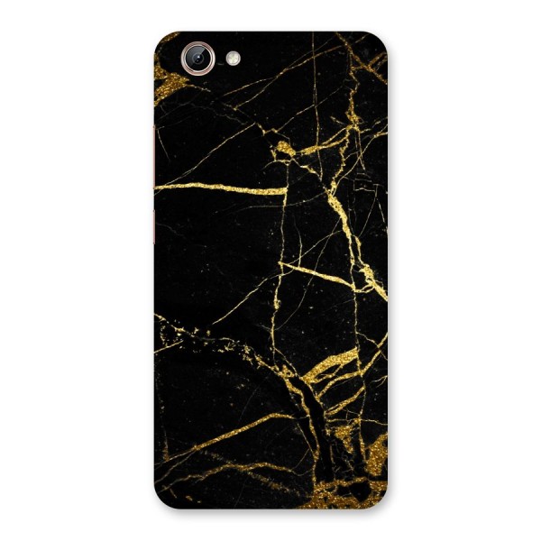 Black And Gold Design Back Case for Vivo Y71