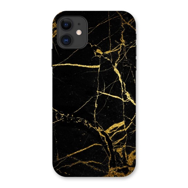 Black And Gold Design Back Case for iPhone 11