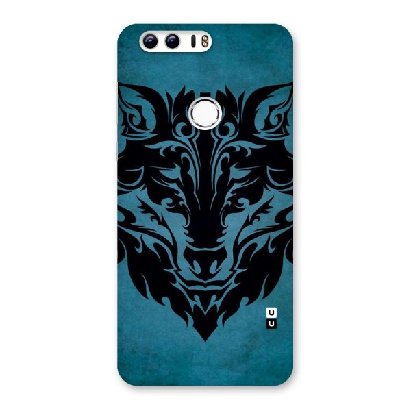 Black Artistic Wolf Back Case for Honor 8