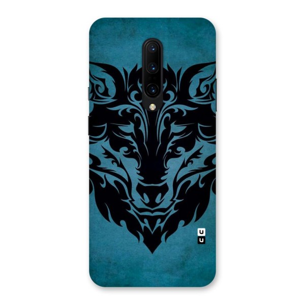 Black Artistic Wolf Back Case for OnePlus 7 Pro