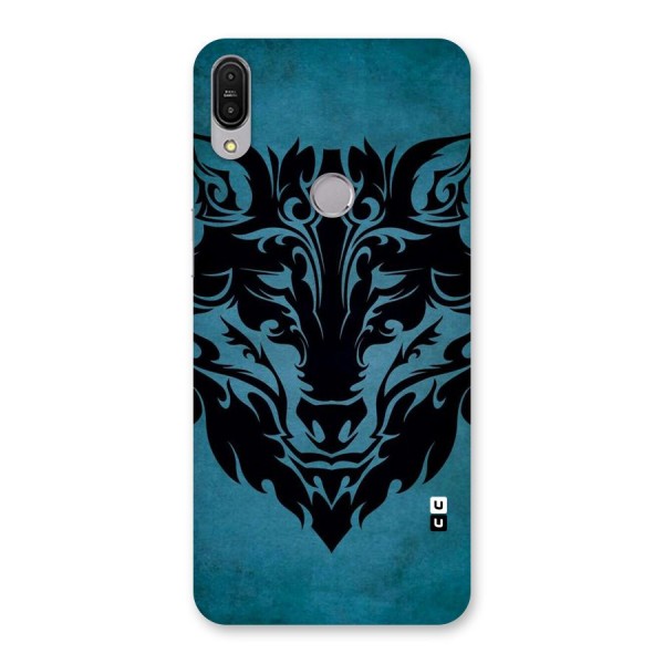 Black Artistic Wolf Back Case for Zenfone Max Pro M1