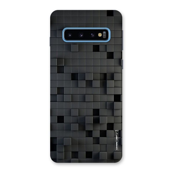 Black Bricks Back Case for Galaxy S10
