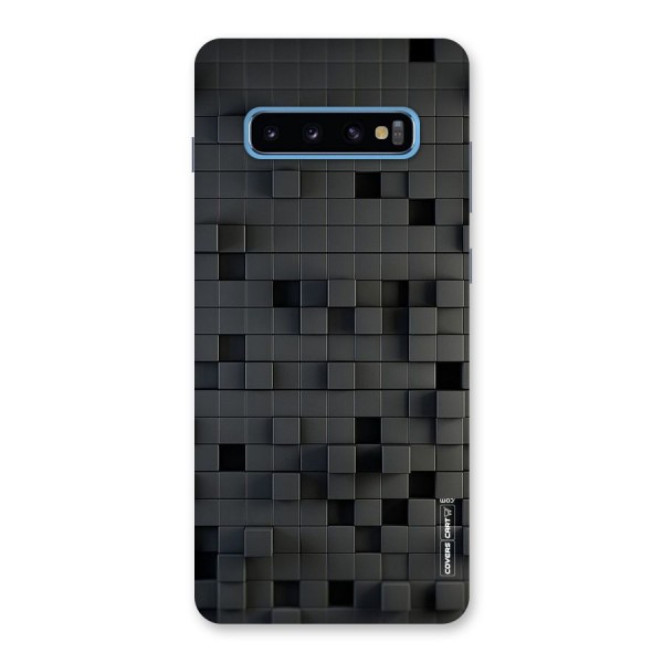 Black Bricks Back Case for Galaxy S10 Plus