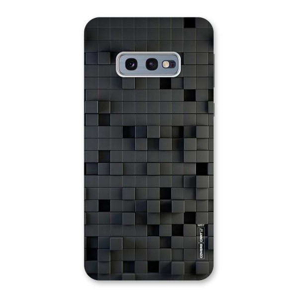 Black Bricks Back Case for Galaxy S10e