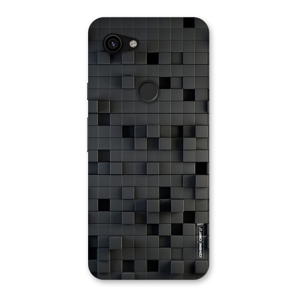 Black Bricks Back Case for Google Pixel 3a