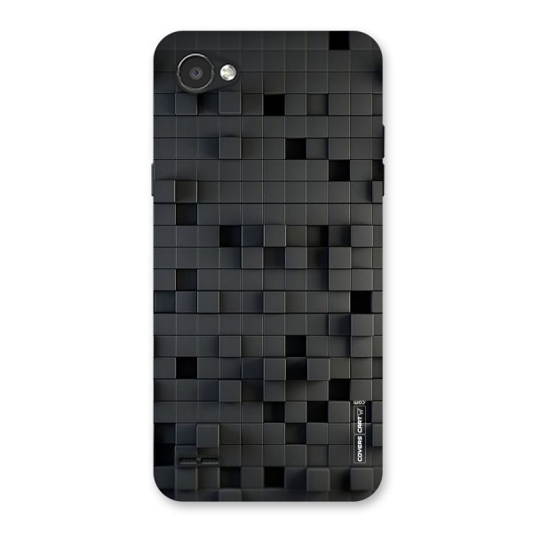 Black Bricks Back Case for LG Q6