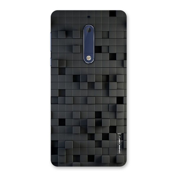 Black Bricks Back Case for Nokia 5