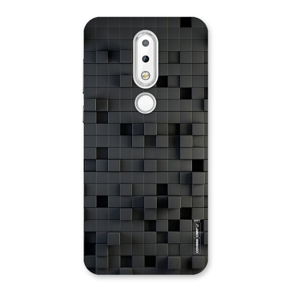 Black Bricks Back Case for Nokia 6.1 Plus
