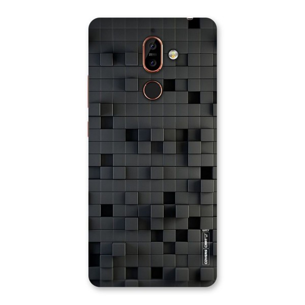 Black Bricks Back Case for Nokia 7 Plus