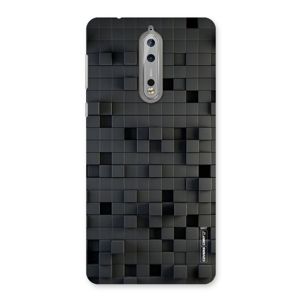 Black Bricks Back Case for Nokia 8