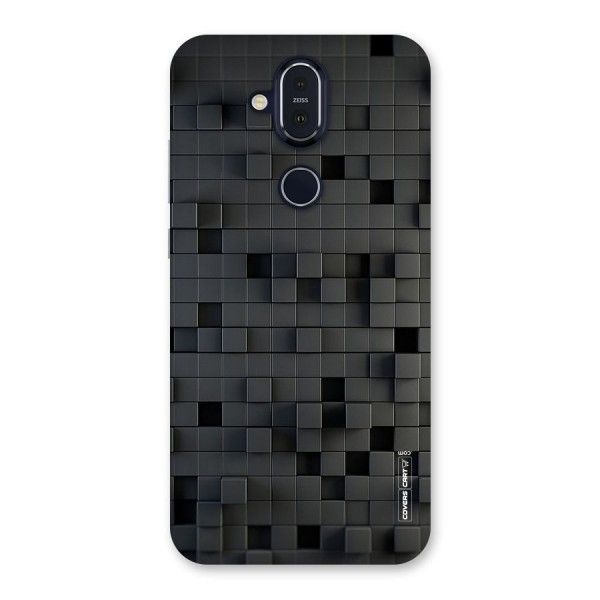 Black Bricks Back Case for Nokia 8.1