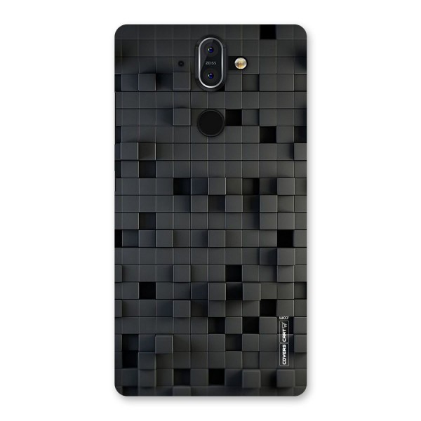 Black Bricks Back Case for Nokia 8 Sirocco