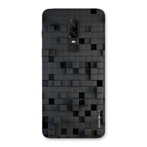 Black Bricks Back Case for OnePlus 6