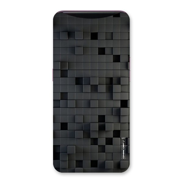 Black Bricks Back Case for Oppo Find X