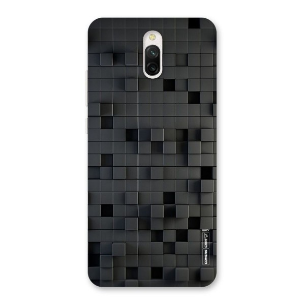 Black Bricks Back Case for Redmi 8A Dual