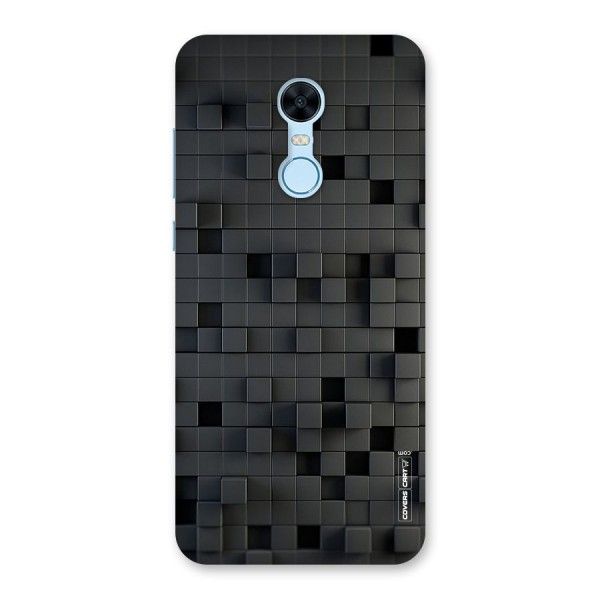 Black Bricks Back Case for Redmi Note 5