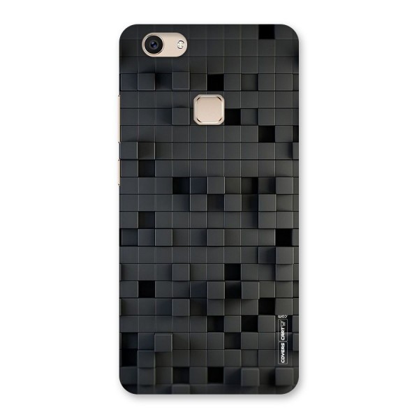 Black Bricks Back Case for Vivo V7