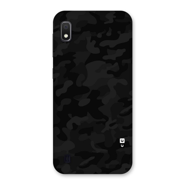 Black Camouflage Back Case for Galaxy A10