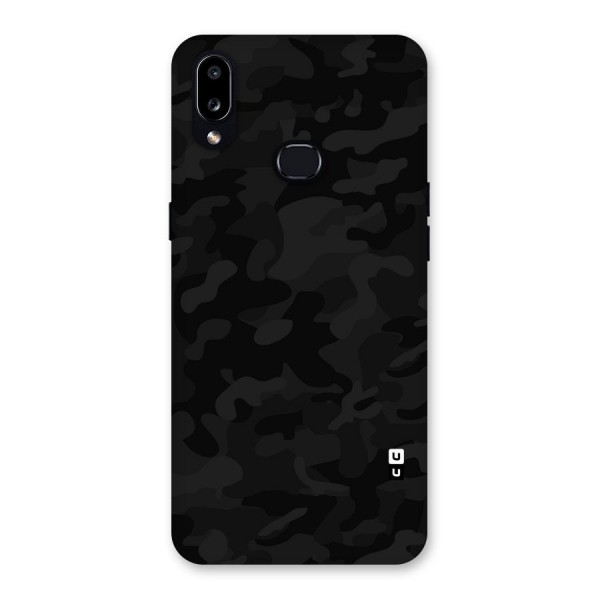 Black Camouflage Back Case for Galaxy A10s