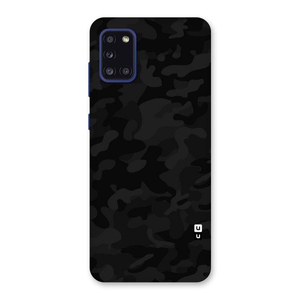 Black Camouflage Back Case for Galaxy A31