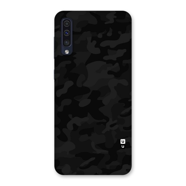 Black Camouflage Back Case for Galaxy A50