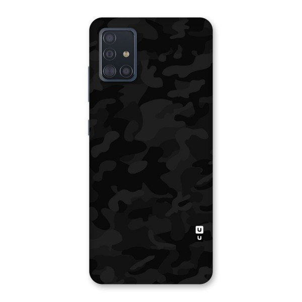 Black Camouflage Back Case for Galaxy A51