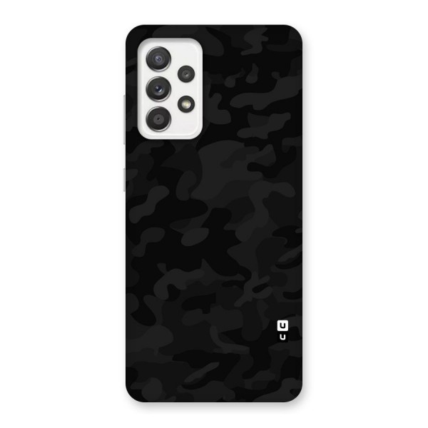 Black Camouflage Back Case for Galaxy A52