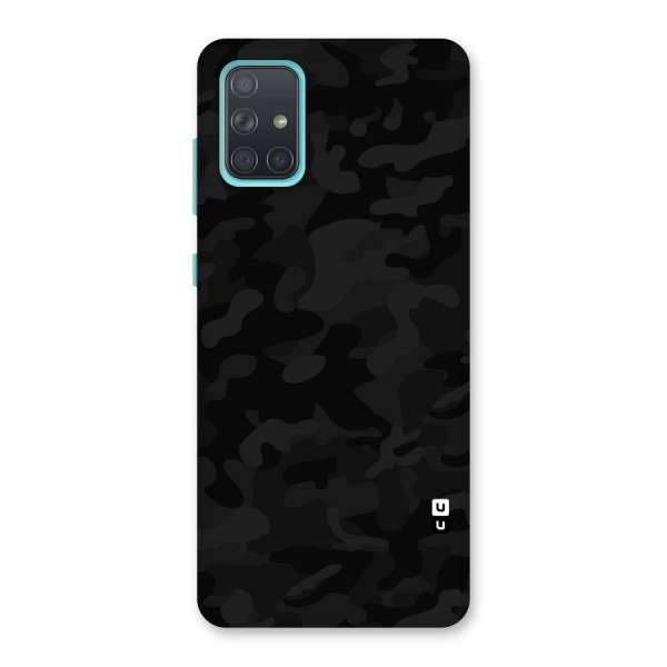 Black Camouflage Back Case for Galaxy A71