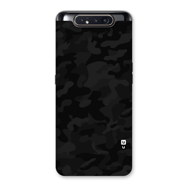 Black Camouflage Back Case for Galaxy A80