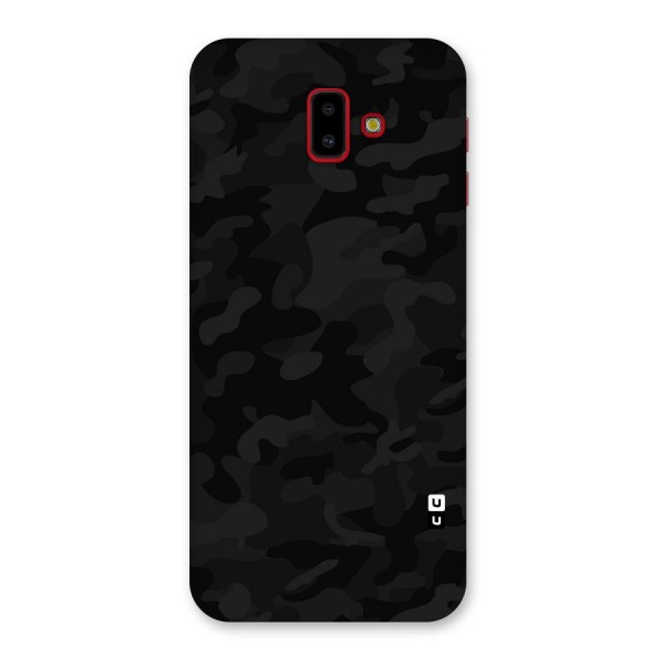 Black Camouflage Back Case for Galaxy J6 Plus