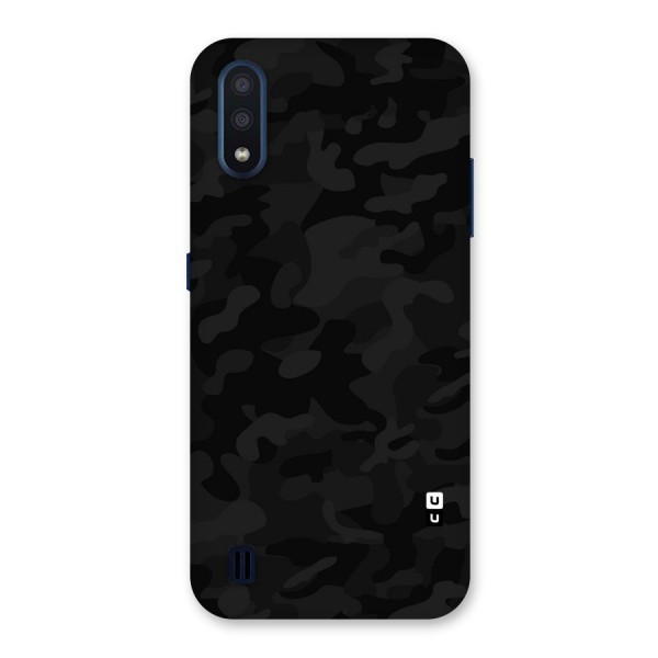Black Camouflage Back Case for Galaxy M01