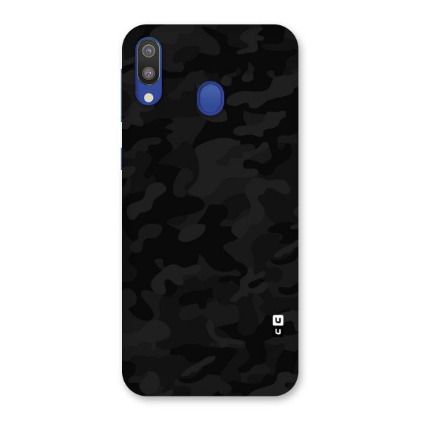 Black Camouflage Back Case for Galaxy M20
