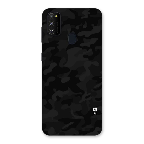 Black Camouflage Back Case for Galaxy M21