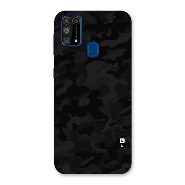 Black Camouflage Back Case for Galaxy M31