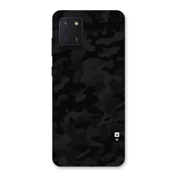 Black Camouflage Back Case for Galaxy Note 10 Lite