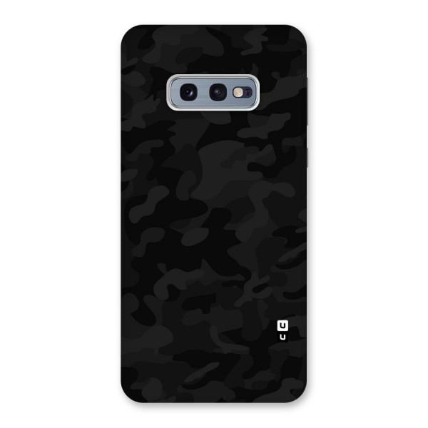 Black Camouflage Back Case for Galaxy S10e