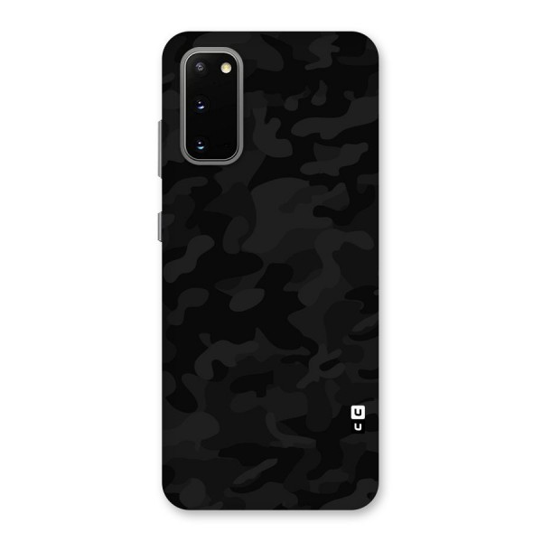 Black Camouflage Back Case for Galaxy S20