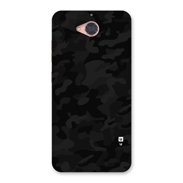 Black Camouflage Back Case for Gionee S6 Pro