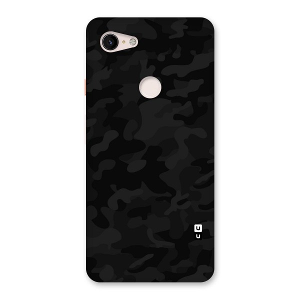 Black Camouflage Back Case for Google Pixel 3 XL