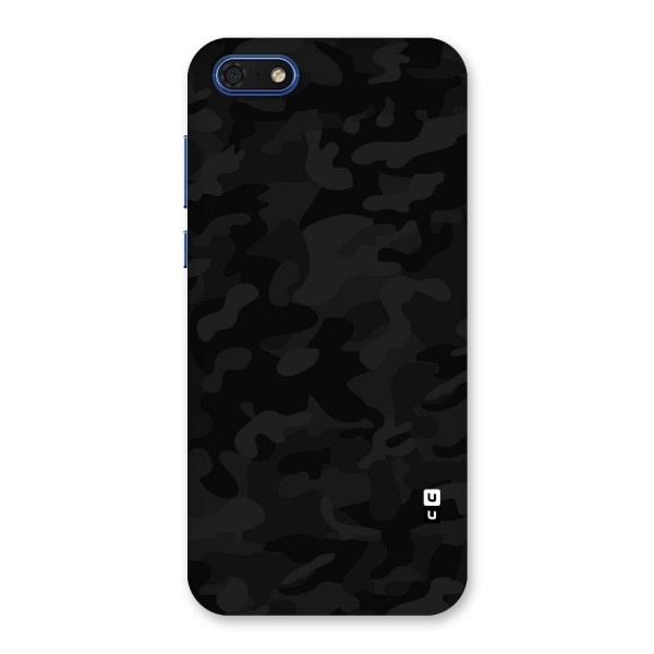 Black Camouflage Back Case for Honor 7s