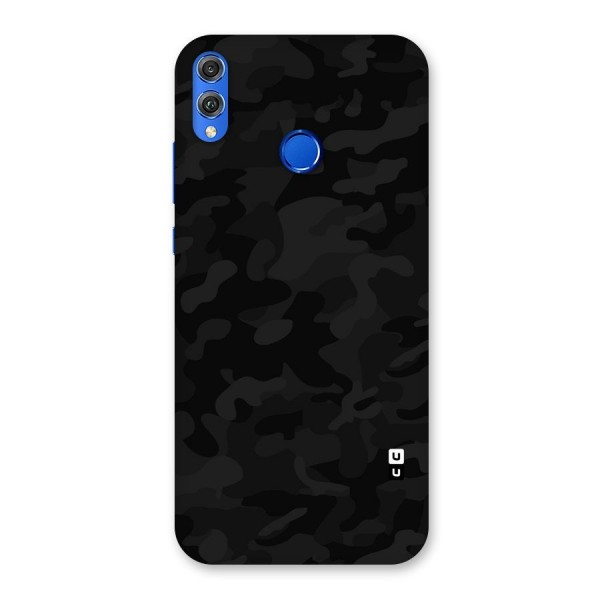 Black Camouflage Back Case for Honor 8X