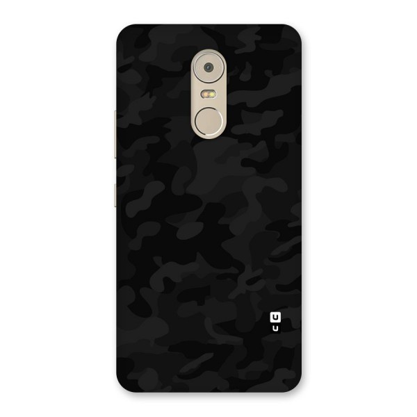 Black Camouflage Back Case for Lenovo K6 Note