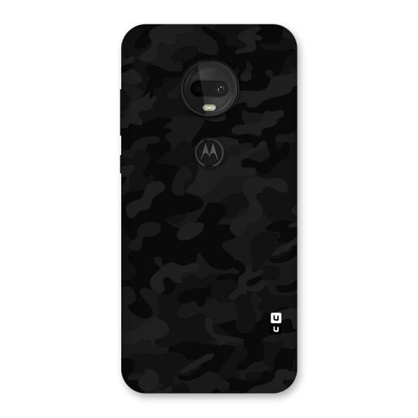 Black Camouflage Back Case for Moto G7