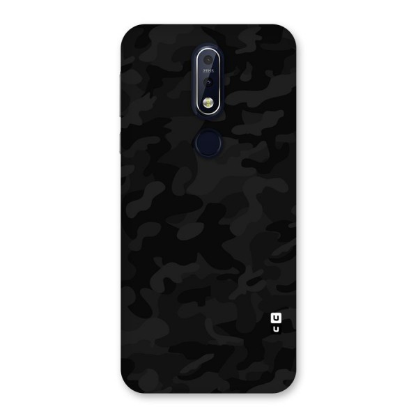 Black Camouflage Back Case for Nokia 7.1