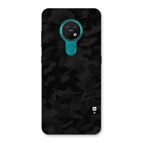 Black Camouflage Back Case for Nokia 7.2