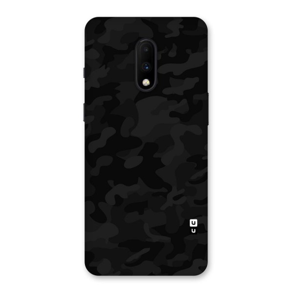 Black Camouflage Back Case for OnePlus 7