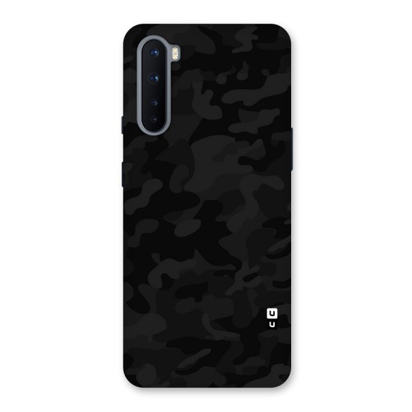 Black Camouflage Back Case for OnePlus Nord